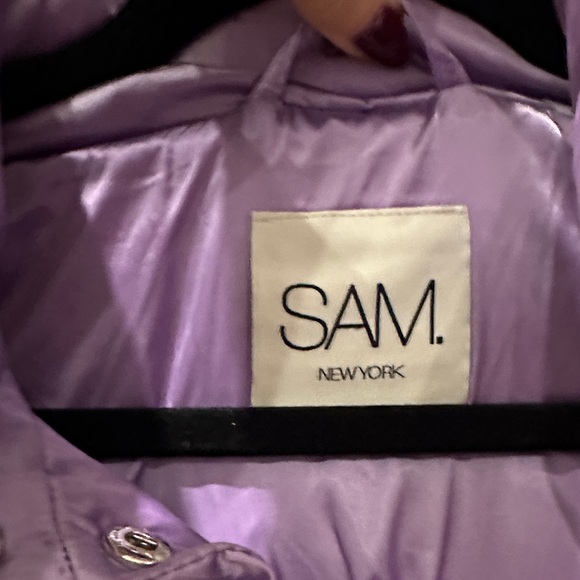 Purple Puffer Jacket, M - Picture 2 of 9